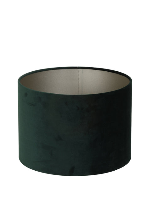 Lampenkap Cilinder Velours 30-30-21 cm Groen