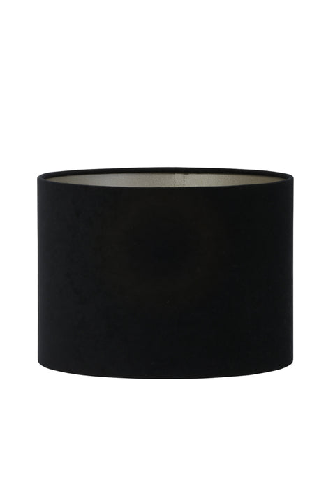 Lampenkap Cilinder Velours 30-30-21 cm Zwart Taupe