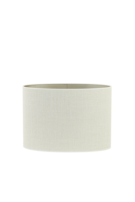 Lampenkap Ovaal Recht Saverna 30-15-25 cm Creme Wit