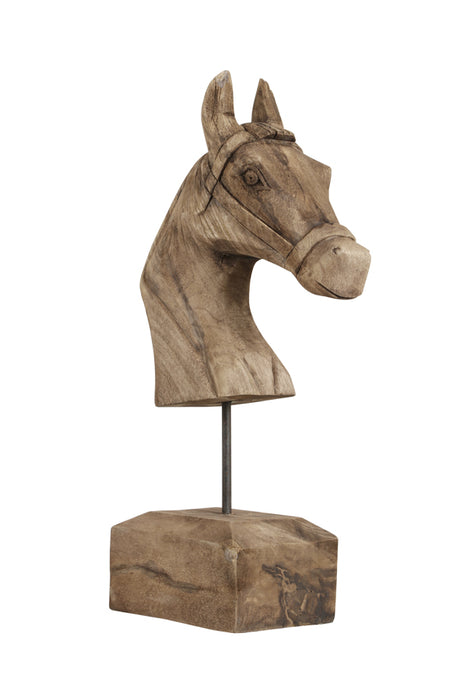 Ornament Horse Hout