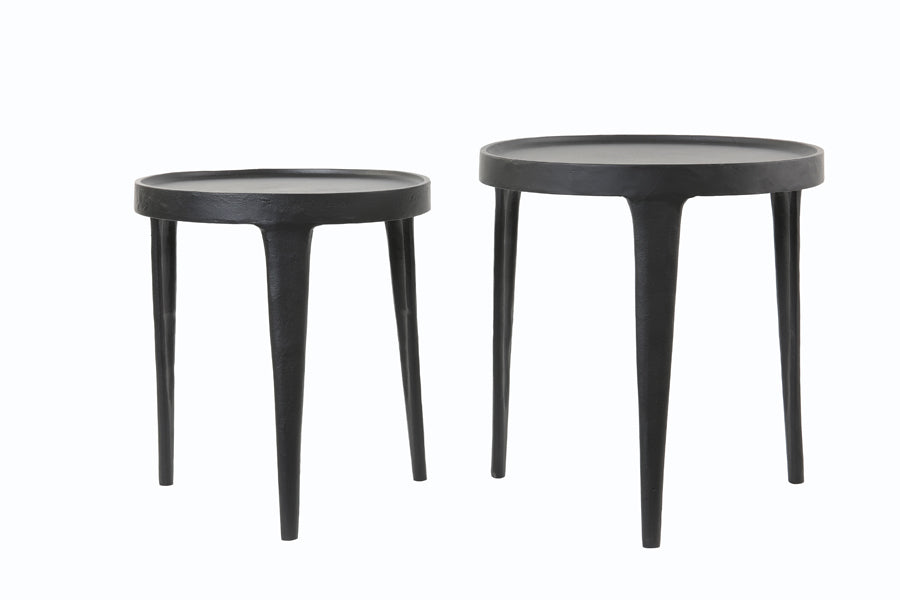 Side table Tobias Set van 2 Zwart