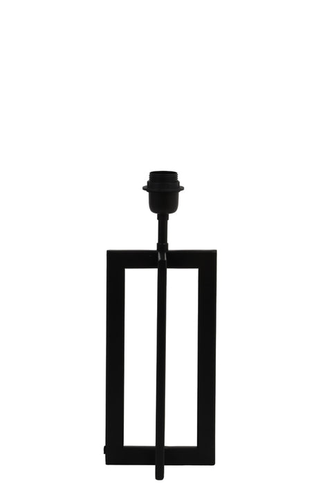 Standaard voor lamp Mace 15x15x35 cm Mat Zwart