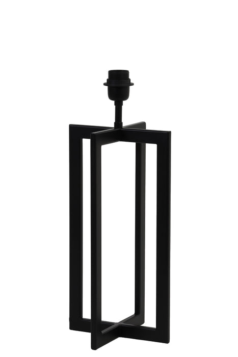Standaard voor lamp Mace 21x21x46 cm Mat Zwart