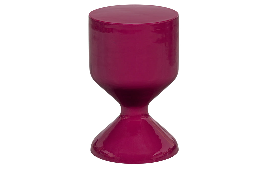 Bijzettafel Henry Metaal Framboos 47cm hoog