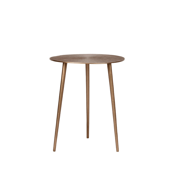 Bijzettafel Nobby Antiek Goud Metaal 40 cm