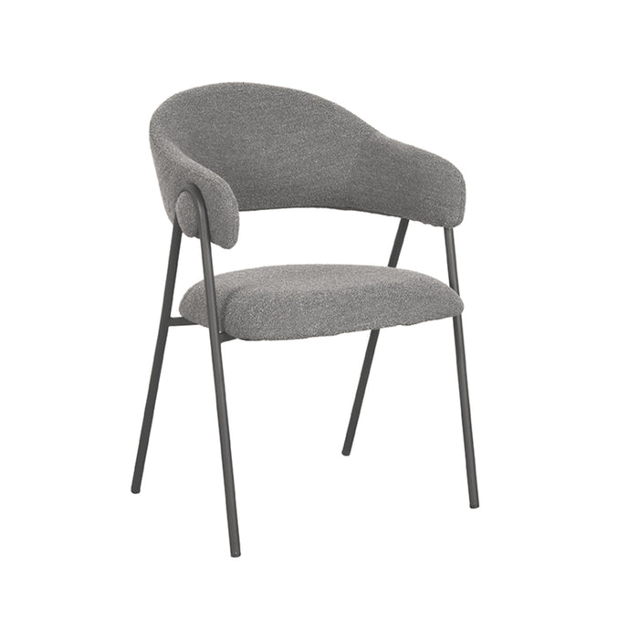 2 stuks stoelen Lowen Grijs Boucle