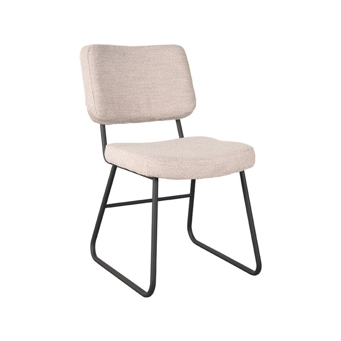 Set van 2 stoelen Noah Naturel Bouclé