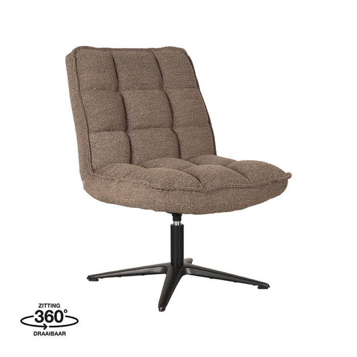 Fauteuil Vince Bruin Boucle / Teddy