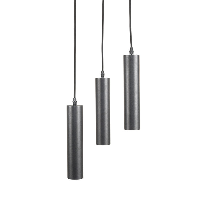Hanglamp Ferroli Zwart Metaal 3 lichts