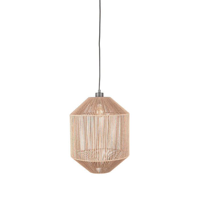 Hanglamp Ibiza Naturel Jute 1 Lichts Cilinder
