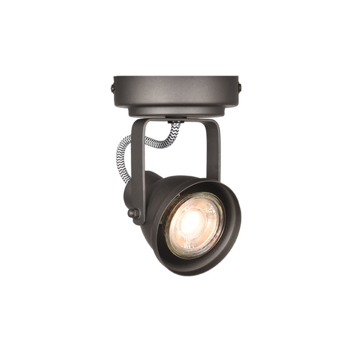 Spot Max Led Grijs Metaal 1 Lichts