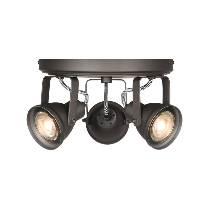 Spot Max Led Grijs Metaal 3 Lichts
