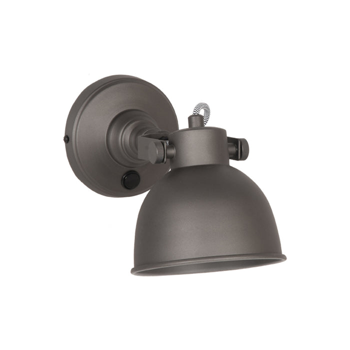 Wandlamp Bow Grijs Metaal L