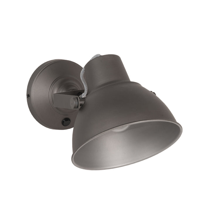 Wandlamp Raw Grijs Metaal XL