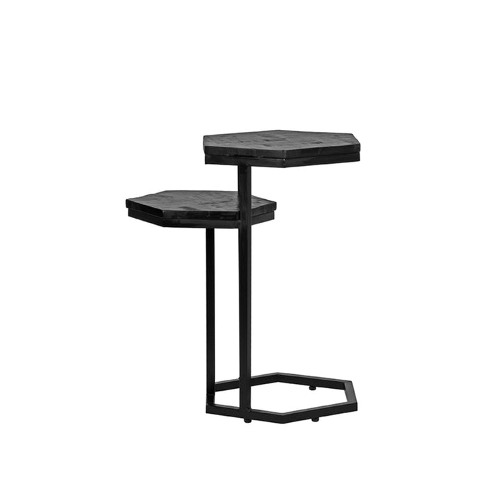Bijzettafel Multi Zwart Mangohout