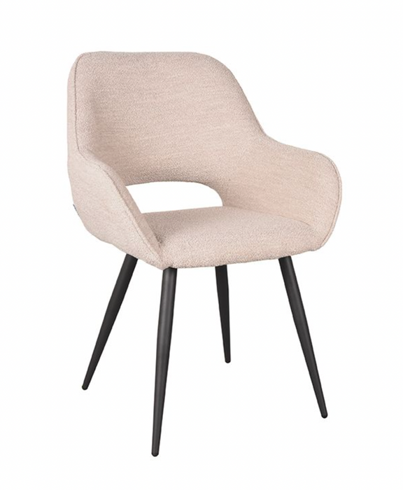 2 stuks stoelen Fer Bouclé Naturel