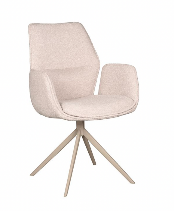 Stoel Mellow Bouclé Naturel