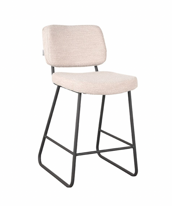 Barkruk Noah Bouclé Naturel 2 stuks