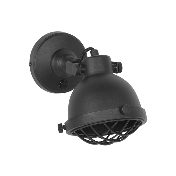 Wandlamp Cas Zwart Metaal M