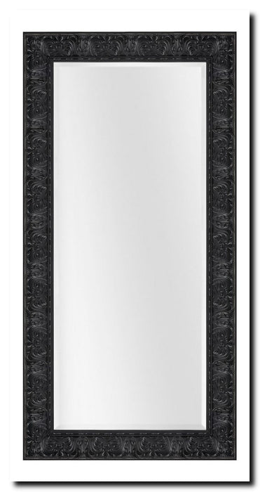 Spiegel Sergio Barok Hooglans Zwart 79x140cm