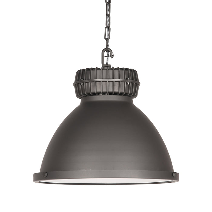 Hanglamp Heavy Duty Burned Steel Metaal