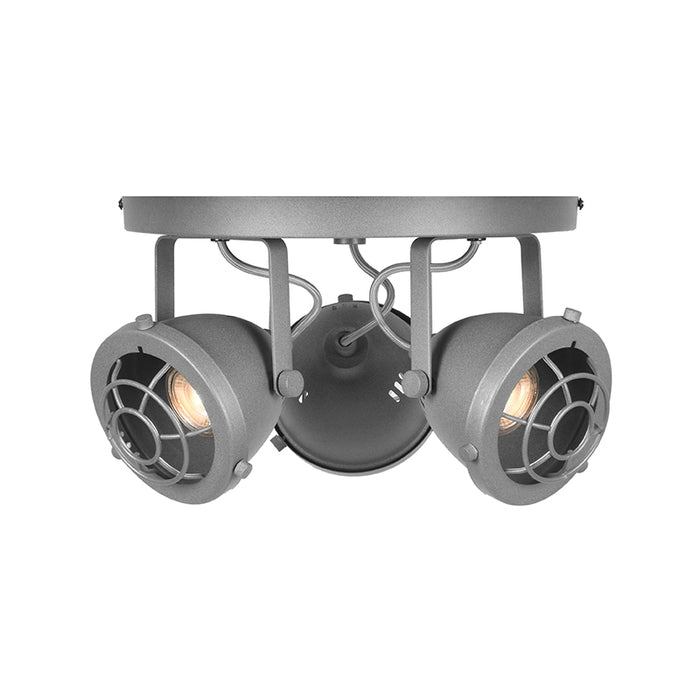 Spot Altena Led Concrete Metaal 3 Lichts