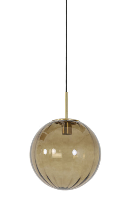 Hanglamp Magdala Glas Bruin 30cm