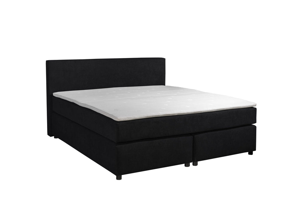 Boxspring Parga Pocketvering Complete set 140x200cm Zwart