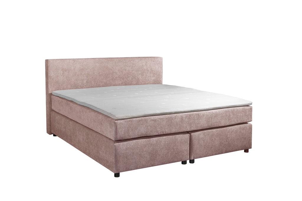 Boxspring Parga Pocketvering Complete set 140x200cm Oud Roze
