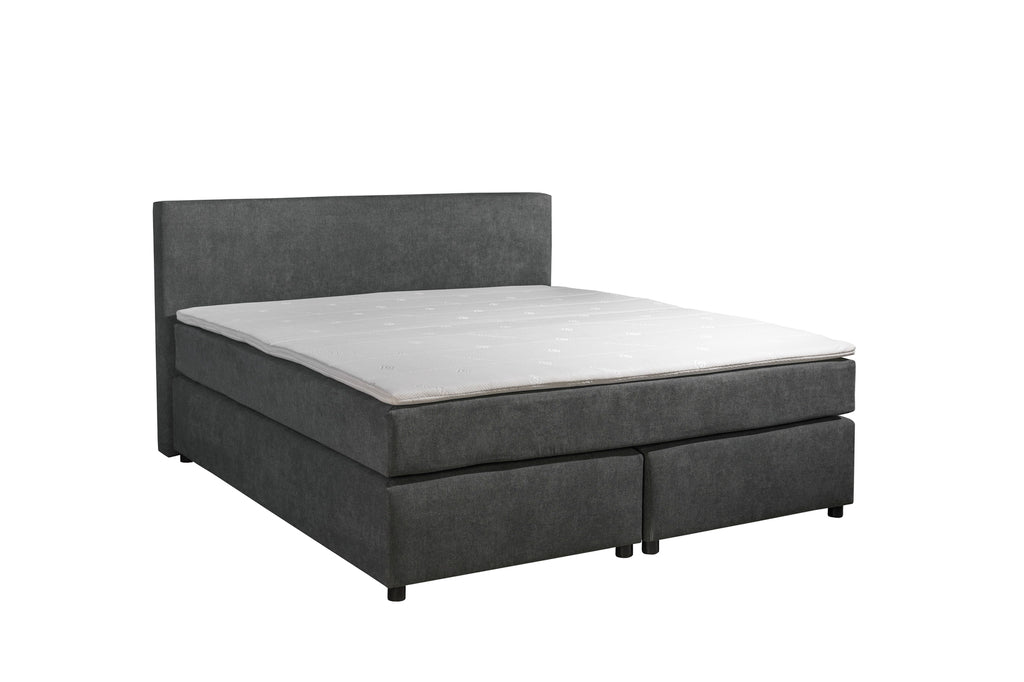 Boxspring Parga Pocketvering Complete set 160x200cm Antraciet