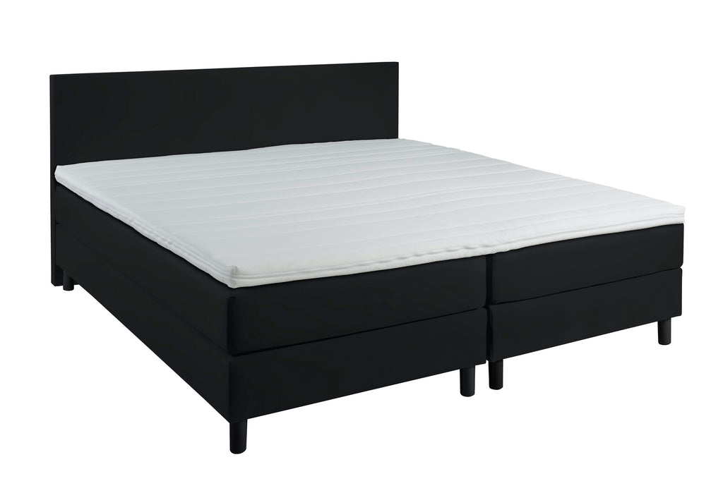 Complete Boxspring Athene 160x200cm Zwart