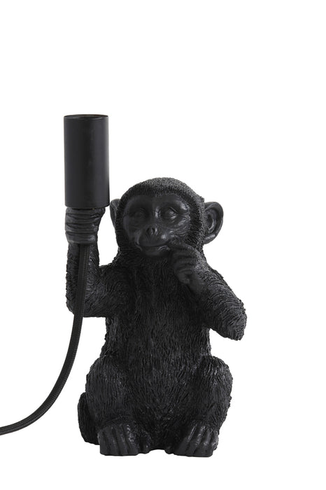 Tafellamp Monkey E14 13x12,5x23,5 cm Mat Zwart