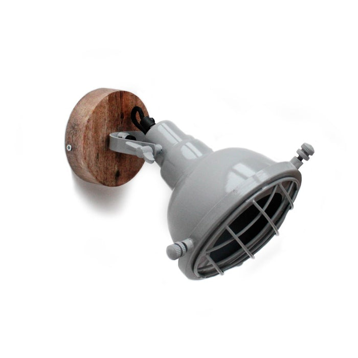 Wandlamp Grid Grijs Metaal