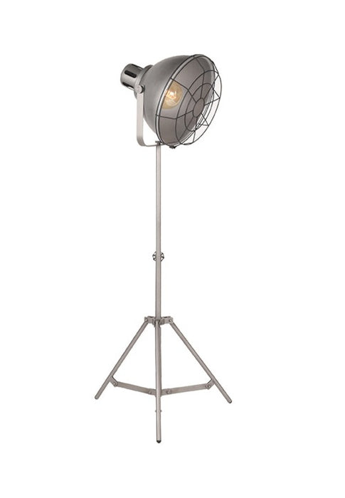 Vloerlamp Max Metallic Grey Metaal