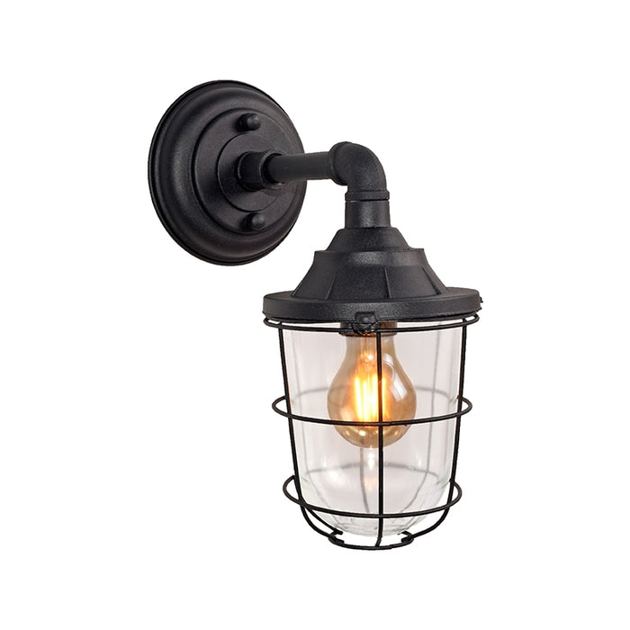 Wandlamp Seal Zwart Metaal