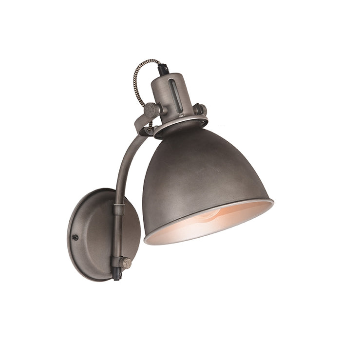 Wandlamp Spot Burned Steel Metaal