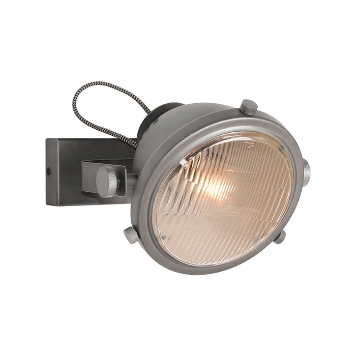 Wandlamp Tuk-Tuk Grijs Metaal