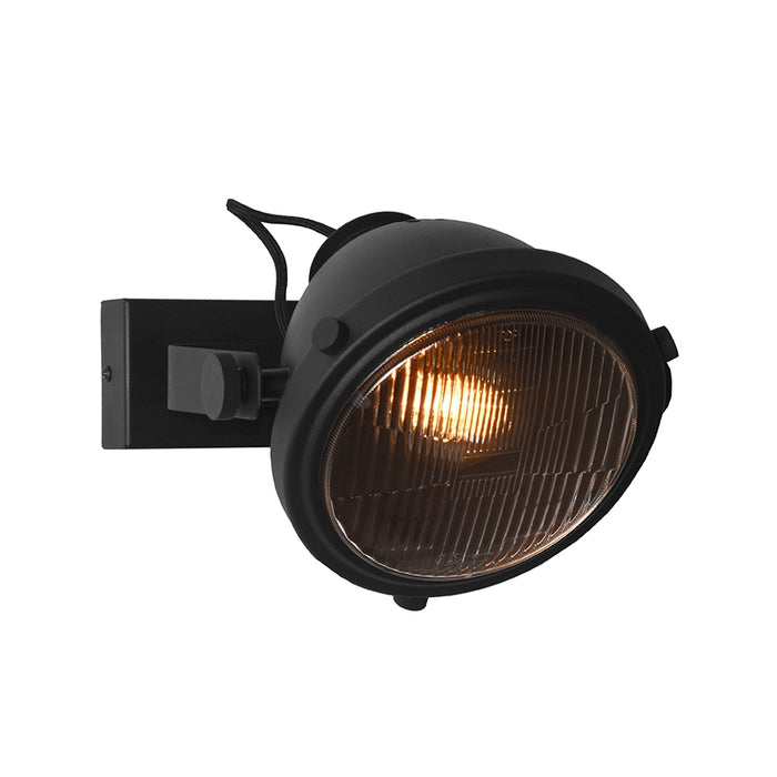 Wandlamp Tuk-Tuk Zwart Metaal