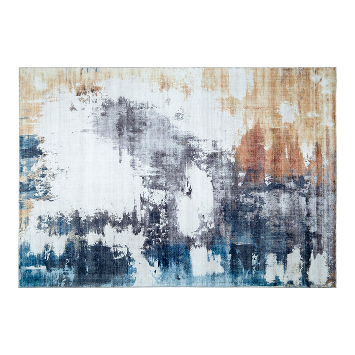 Vloerkleed Zibo Blauw/Geel 160x230cm