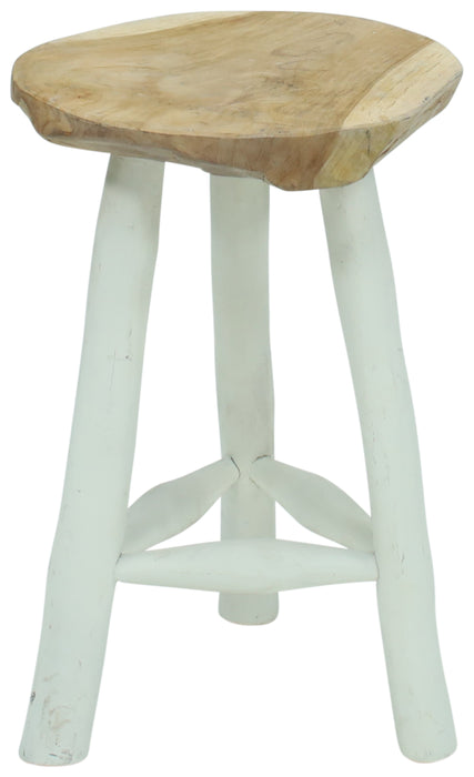Kruk Lucas Teak Wit