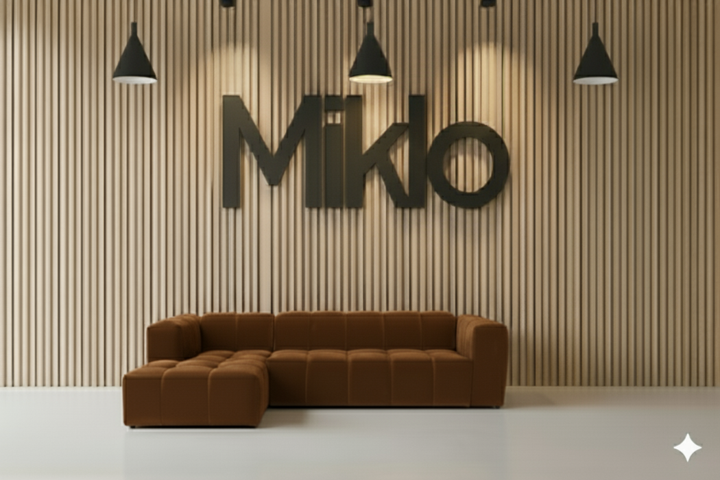 Hoekbank Basquiat Links Fluweel Koper