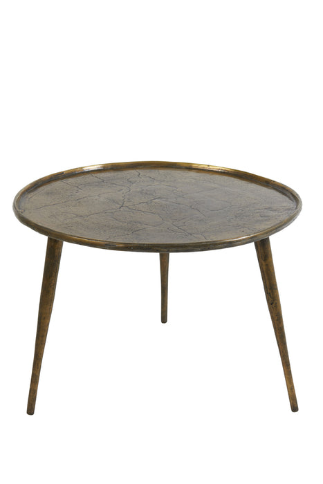 Side table Babina Ø59x41 cm Antiek Brons