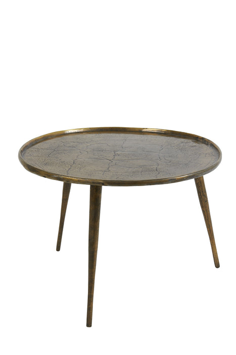 Side table Babina Ø59x41 cm Antiek Brons