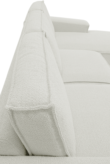 Hoekbank Ray Boucle Naturel Rechts