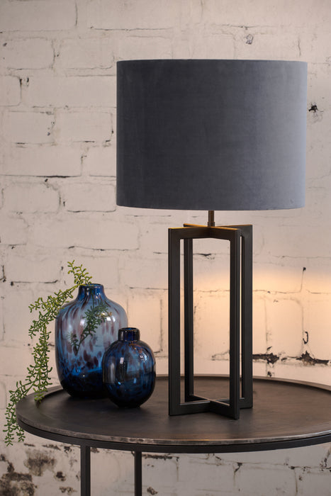 Standaard voor lamp Mace 21x21x46 cm Mat Zwart