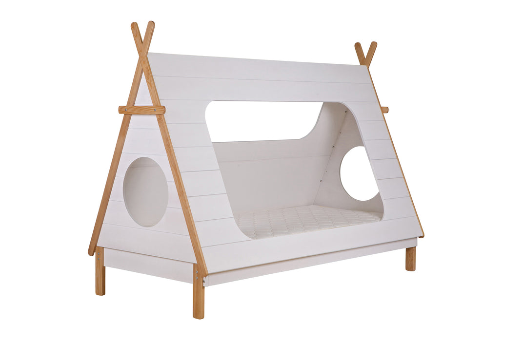 Kinderbed Tipi Wit Hout