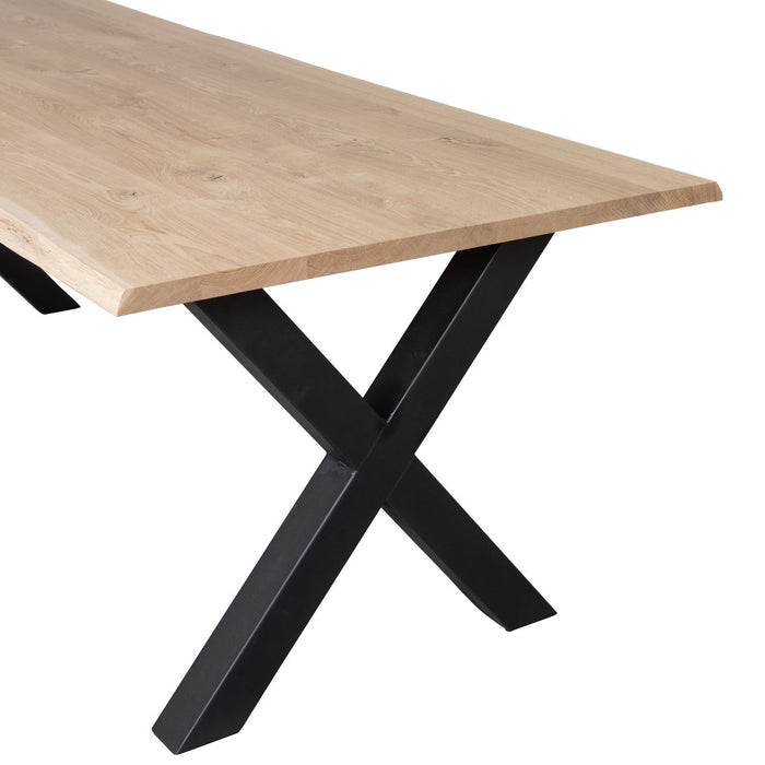 Eettafel Tablo Boomstam Alkmaar Poot Eiken 180cm