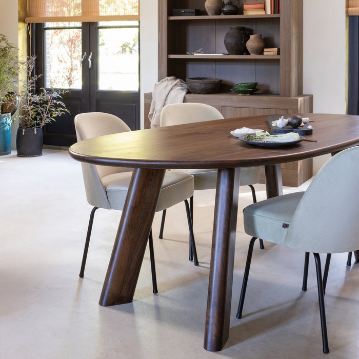Eettafel Roundly Mango Hout 200cm