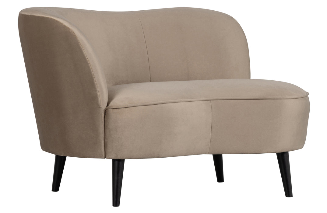 Fauteuil Sara Lounge Khaki Velvet Links