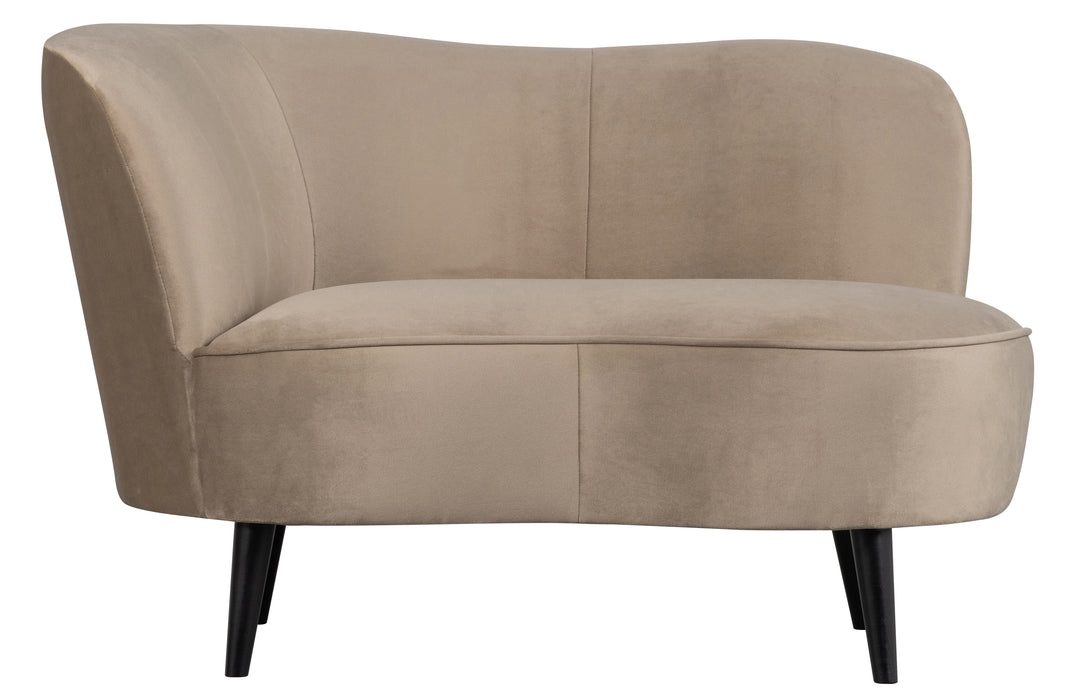 Fauteuil Sara Lounge Khaki Velvet Links